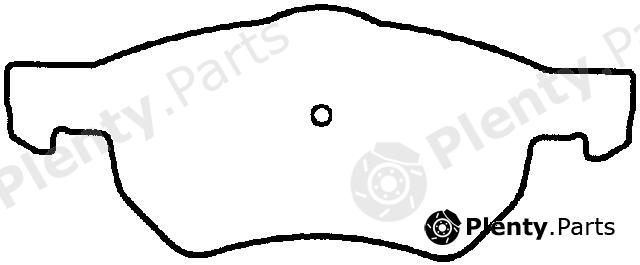  BENDIX part MKD1059 Brake Pad Set, disc brake