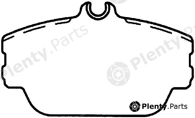  BENDIX part MKD598 Brake Pad Set, disc brake