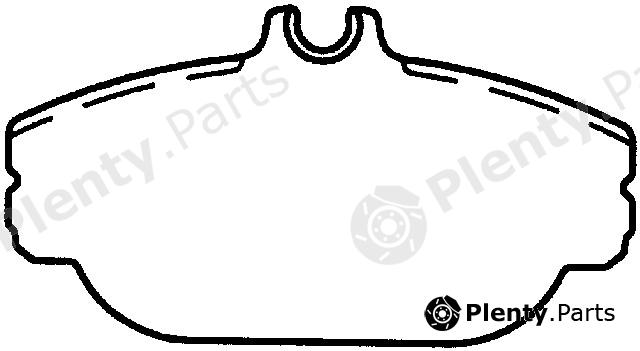  BENDIX part MKD601 Brake Pad Set, disc brake