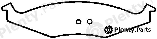  BENDIX part MKD633 Brake Pad Set, disc brake