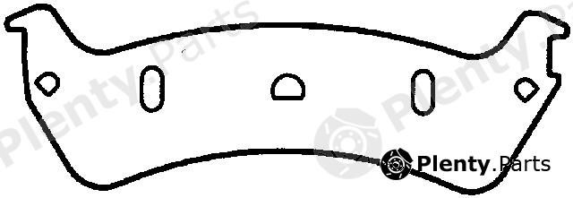  BENDIX part MKD664 Brake Pad Set, disc brake