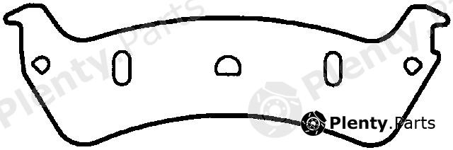  BENDIX part MKD666 Brake Pad Set, disc brake