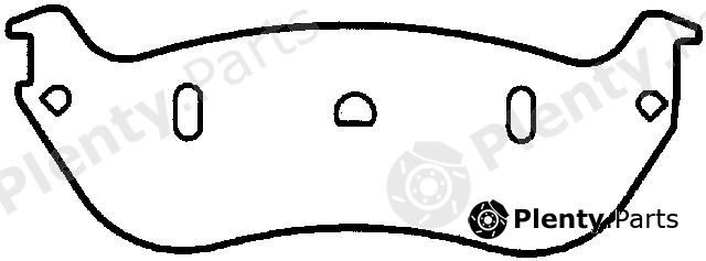  BENDIX part MKD674 Brake Pad Set, disc brake