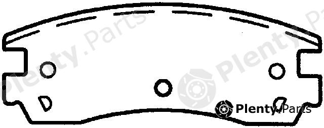  BENDIX part MKD698 Brake Pad Set, disc brake
