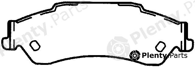  BENDIX part MKD729 Brake Pad Set, disc brake