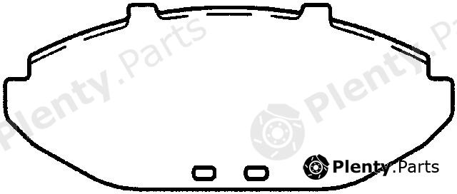  BENDIX part MKD748FM Brake Pad Set, disc brake