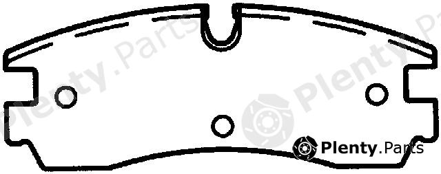  BENDIX part MKD754 Brake Pad Set, disc brake