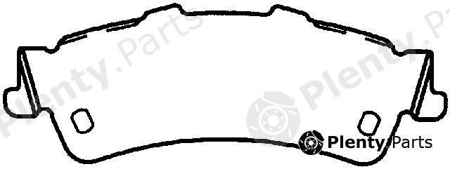  BENDIX part MKD792 Brake Pad Set, disc brake