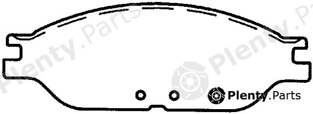  BENDIX part MKD803 Brake Pad Set, disc brake