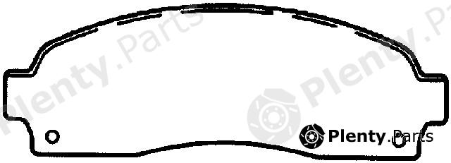  BENDIX part MKD833 Brake Pad Set, disc brake