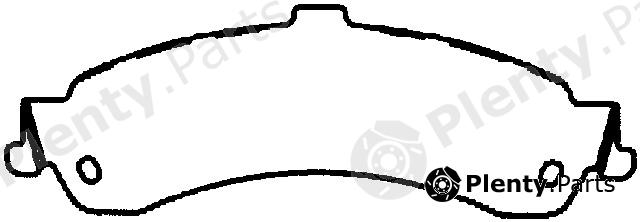  BENDIX part MKD834 Brake Pad Set, disc brake
