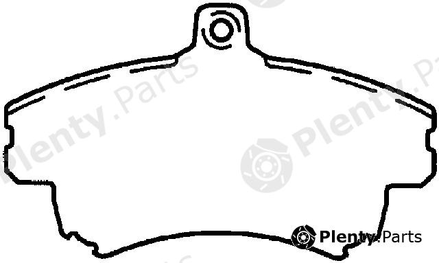  BENDIX part MKD837 Brake Pad Set, disc brake