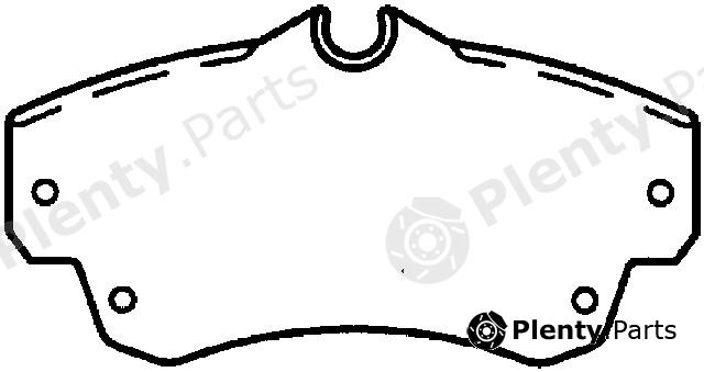 BENDIX part MKD841 Brake Pad Set, disc brake