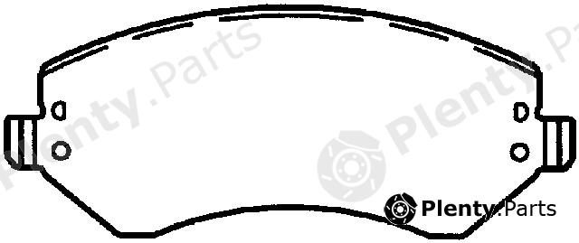  BENDIX part MKD856 Brake Pad Set, disc brake
