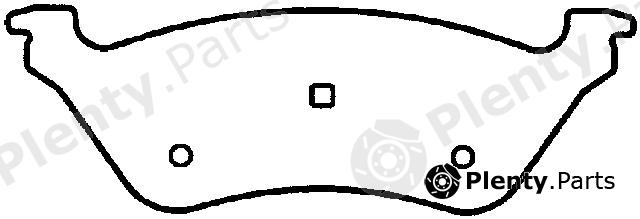  BENDIX part MKD858 Brake Pad Set, disc brake
