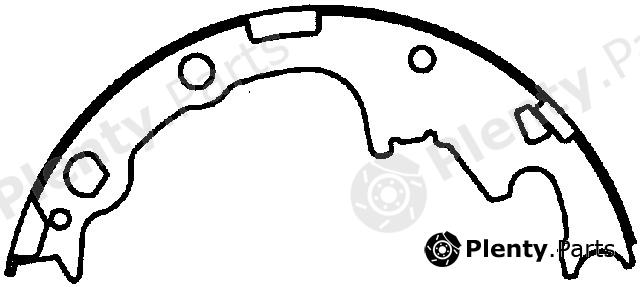  BENDIX part R538 Brake Shoe Set