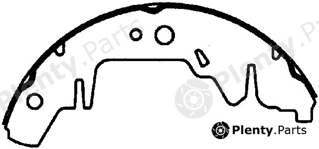  BENDIX part R714 Brake Shoe Set