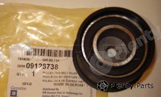 Genuine CHEVROLET / DAEWOO part 09128738 Deflection/Guide Pulley, timing belt