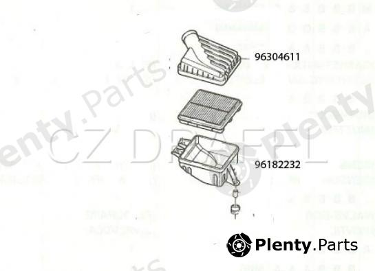 Genuine GENERAL MOTORS part 96182232 Replacement part