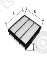  GOODWILL part AG183 Air Filter