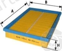  GOODWILL part AG231 Air Filter