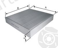  GOODWILL part AG373CF Filter, interior air