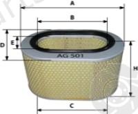  GOODWILL part AG501 Air Filter