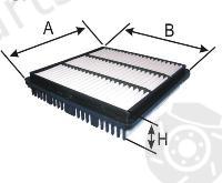  GOODWILL part AG519 Air Filter