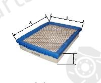  GOODWILL part AG537 Air Filter