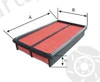  GOODWILL part AG544 Air Filter