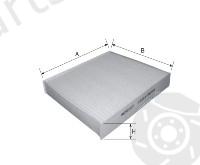  GOODWILL part AG553CF Filter, interior air