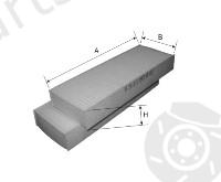  GOODWILL part AG5562KCF Filter, interior air