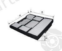  GOODWILL part AG569CF Filter, interior air