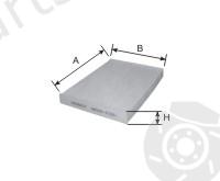  GOODWILL part AG584CF Filter, interior air