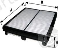  GOODWILL part AG608 Air Filter