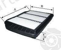  GOODWILL part AG617 Air Filter