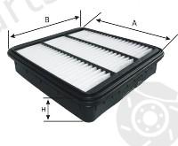  GOODWILL part AG623 Air Filter