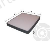  GOODWILL part AG624CF Filter, interior air