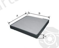  GOODWILL part AG626CF Filter, interior air