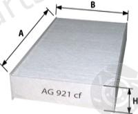  GOODWILL part AG921CF Filter, interior air