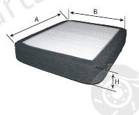  GOODWILL part AG925CF Filter, interior air