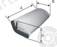  GOODWILL part AG927CF Filter, interior air