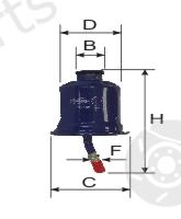  GOODWILL part FG103 Fuel filter