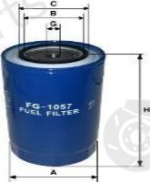  GOODWILL part FG1057 Fuel filter