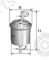  GOODWILL part FG206 Fuel filter