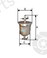  GOODWILL part FG505 Fuel filter