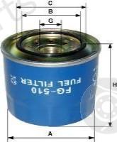  GOODWILL part FG510 Fuel filter