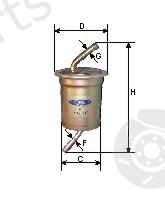  GOODWILL part FG511 Fuel filter