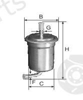  GOODWILL part FG520 Fuel filter