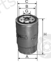  GOODWILL part FG524 Fuel filter